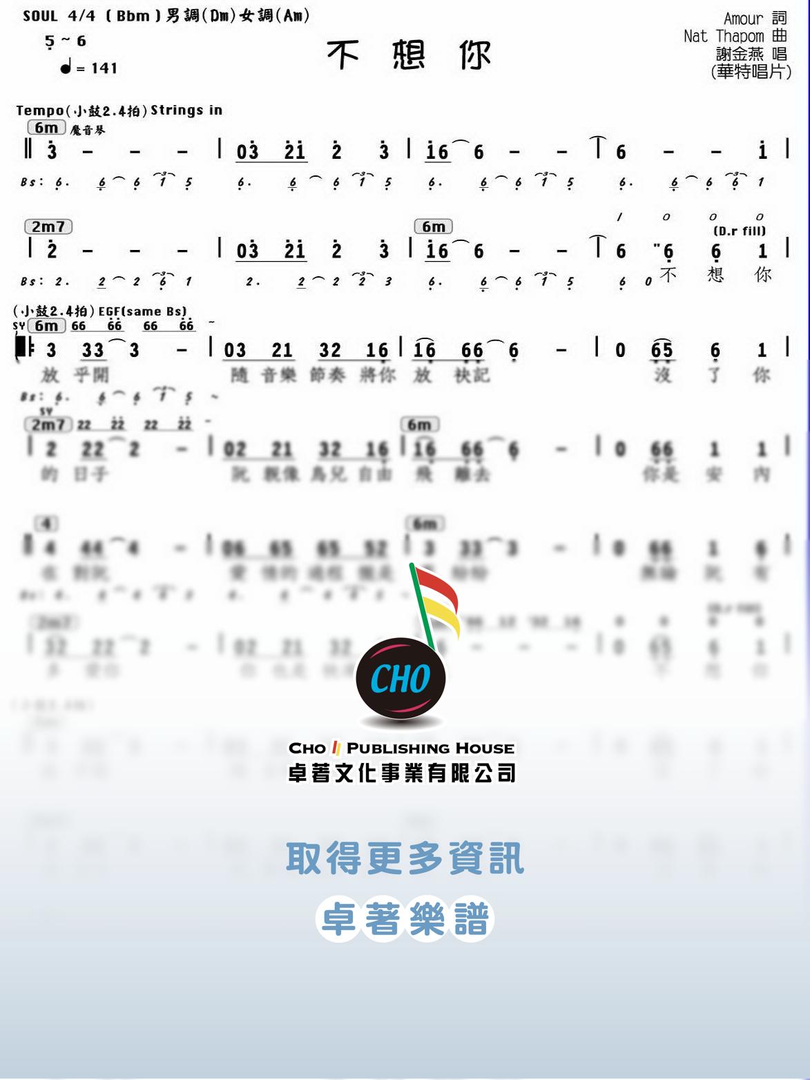 不想你